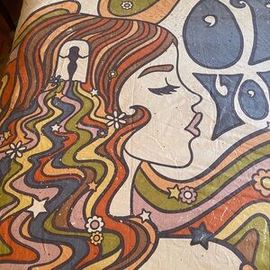 Open Your Mind 100% Cotton Colorful Tapestry 84” X 93”